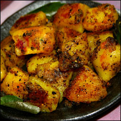 "Alu Pepper Fry  (VEG Starter) - 1 Plate - Click here to View more details about this Product
